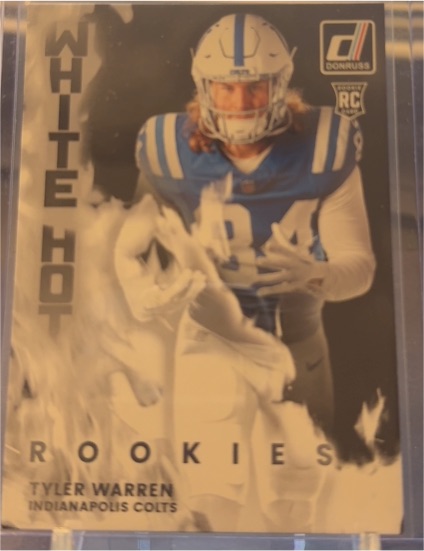 2025 Donruss White Hot Rookies #WHR-TWR Tyler Warren — front