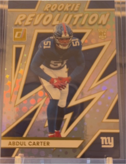 2025 Donruss Rookie Revolution RC Abdul Carter — front