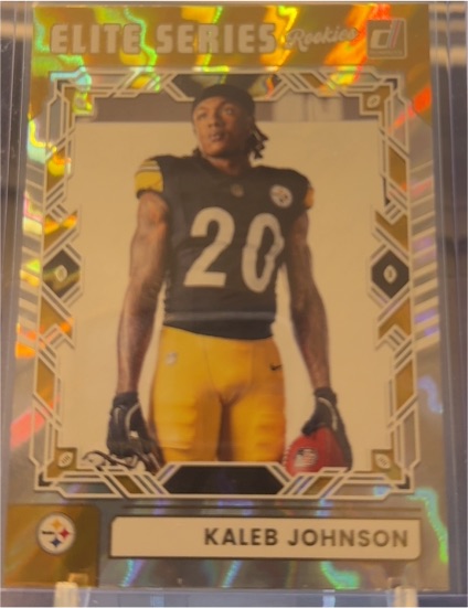 2025 Donruss Elite Series Rookies #ESR-KJN Kaleb Johnson — front