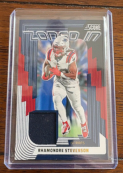 2025 Panini Score #ZON-RSN Rhamondre Stevenson — front