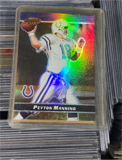 2000 Bowman's Best #17 Peyton Manning — front