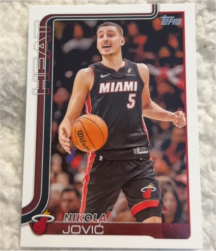 2025-26 Topps #76 Nikola Jović — front