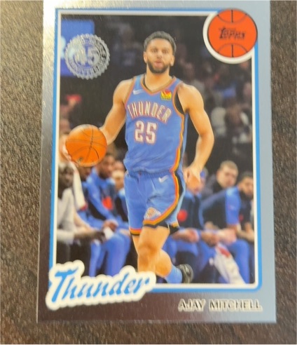 2025-26 Topps Basketball #80BK-12 Ajay Mitchell — front