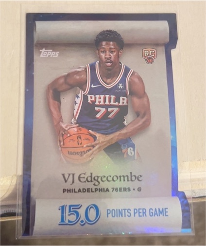 2025-26 Topps Holiday #ML-3 VJ Edgecombe — front