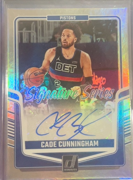 2024-25 Donruss Signature Series #SS-CC Cade Cunningham — front