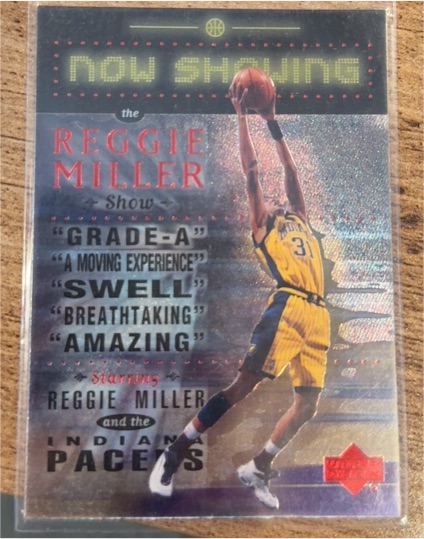 1999-00 Upper Deck Now Showing #NS11 Reggie Miller — front