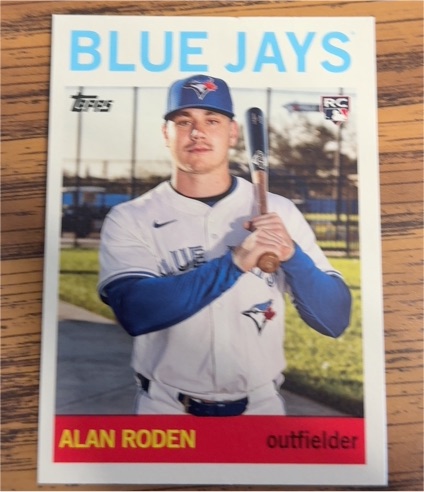 2013 Topps Heritage #Alan Roden Rookie Card — front