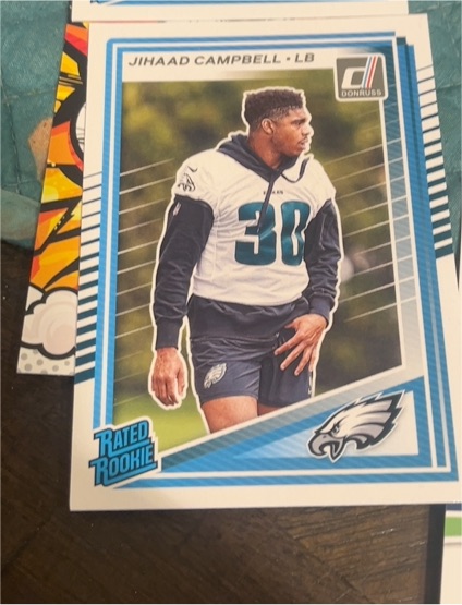 2025 Panini Donruss #343 Jihaad Campbell — front