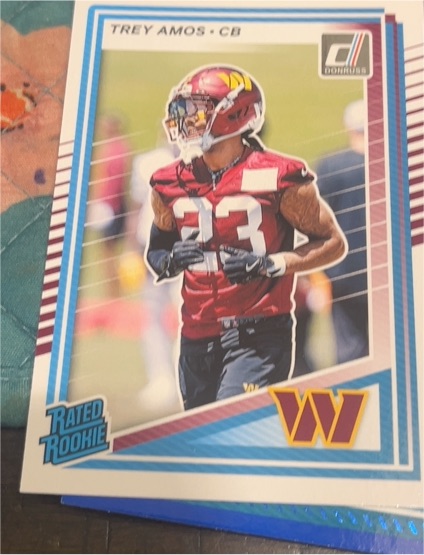 2025 Panini Donruss #369 Trey Amos — front