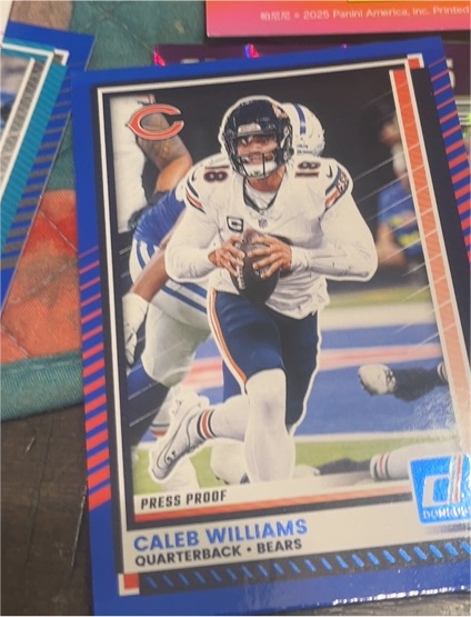 2024 Panini Rookies & Stars Press Proof Caleb Williams — front