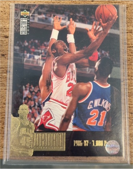 1995-96 Upper Deck Collector's Choice #JC2 Michael Jordan The Jordan Collection — front