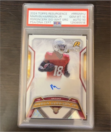 2024 Topps Resurgence #RRS-MHJ Marvin Harrison Jr — front