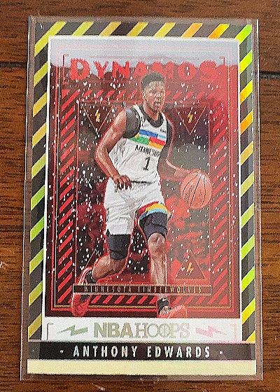 2023-24 Panini NBA Hoops Dynamos #11 Anthony Edwards — front