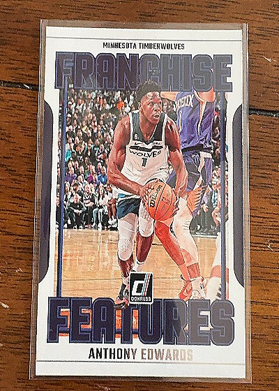 2023-24 Panini Donruss #17 Anthony Edwards Franchise Features — front