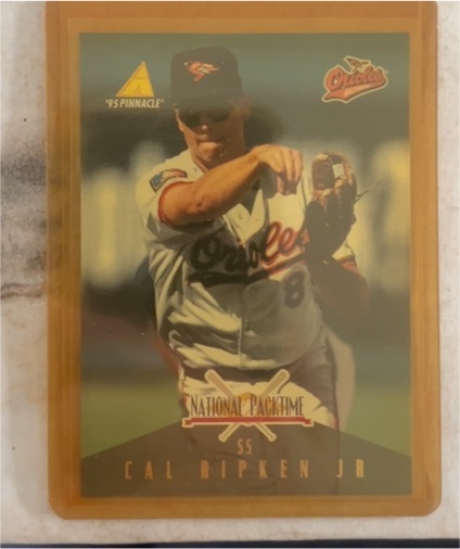 1995 Pinnacle National Packtime #10 Cal Ripken Jr — front