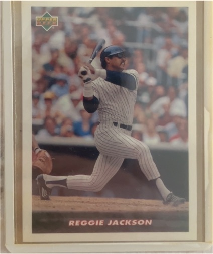 1993 Upper Deck Clark Bar #C3 Reggie Jackson New York Yankees — front