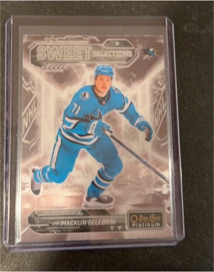 2024-25 O-Pee-Chee Platinum #SS-11 Macklin Celebrini Sweet Selections — front