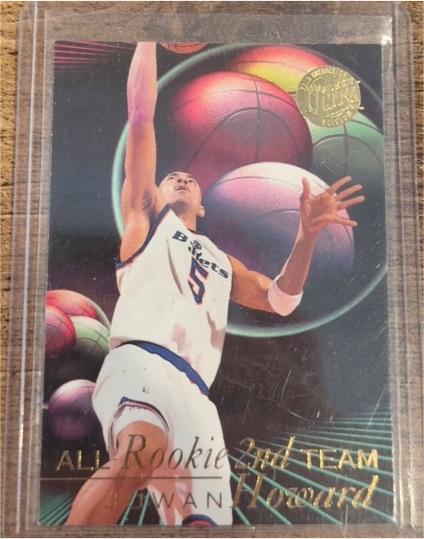 1994 Fleer Ultra Allan Houston All-Rookie Team — front