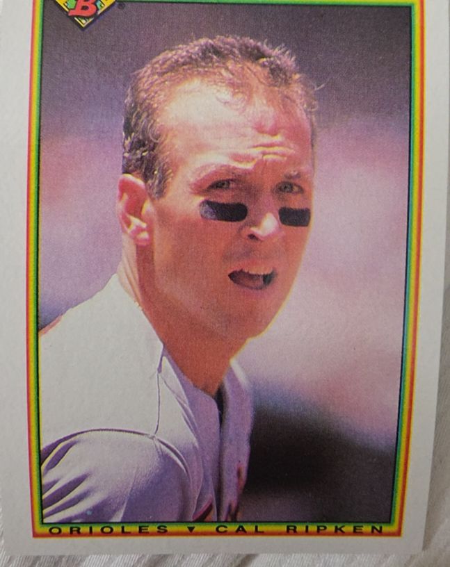 1990 Bowman #255 Cal Ripken — front