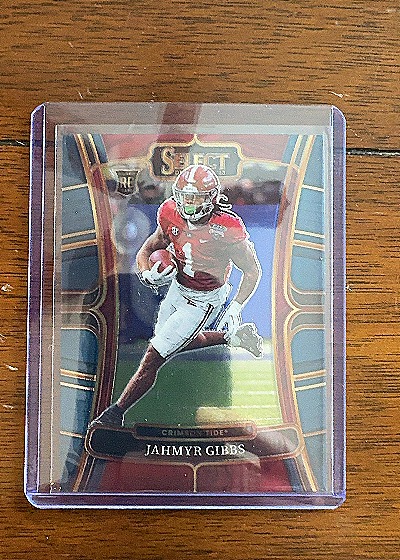 2023 Panini Select Draft Picks #10 Jahmyr Gibbs Alabama Crimson Tide — front