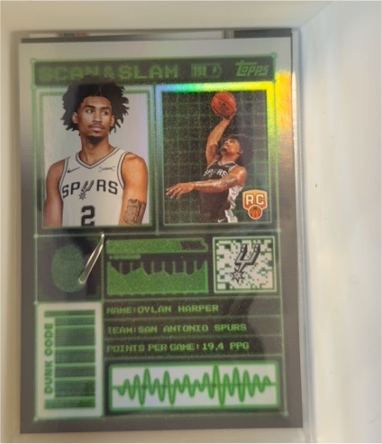 2025 Topps Scan and Slam #SS-27 Dylan Harper — front