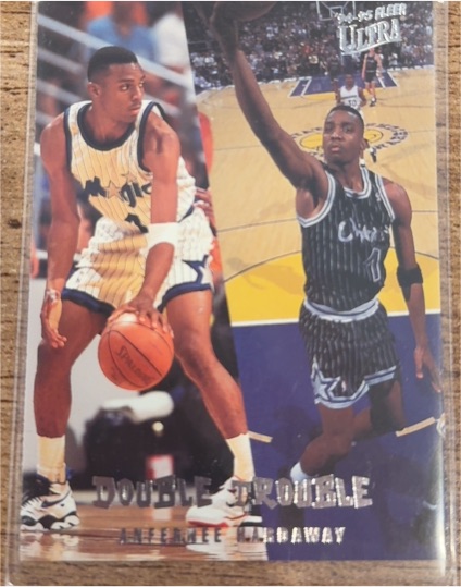 1994-95 Fleer Ultra Double Trouble #3 Anfernee Hardaway — front