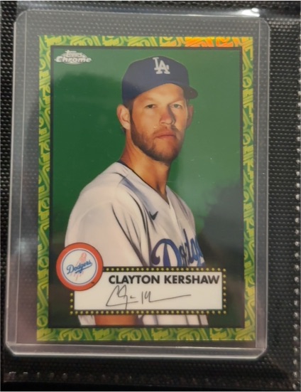 2021 Topps Chrome Platinum Anniversary #205 Clayton Kershaw — front
