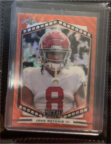 2022 Leaf Metal Draft #P-JM1 John Metchie III — front