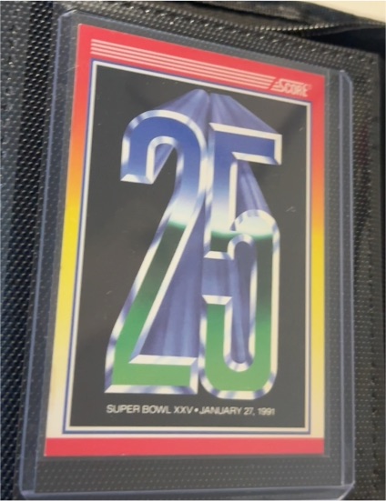 1990 Score #602 Super Bowl XXV — front