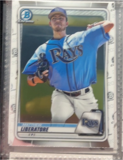 2020 Bowman Chrome Prospects #BCP-89 Matthew Liberatore — front