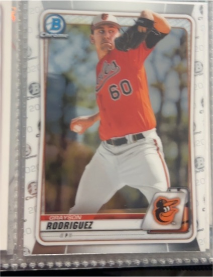 2020 Bowman Chrome Prospects #BCP-22 Grayson Rodriguez — front