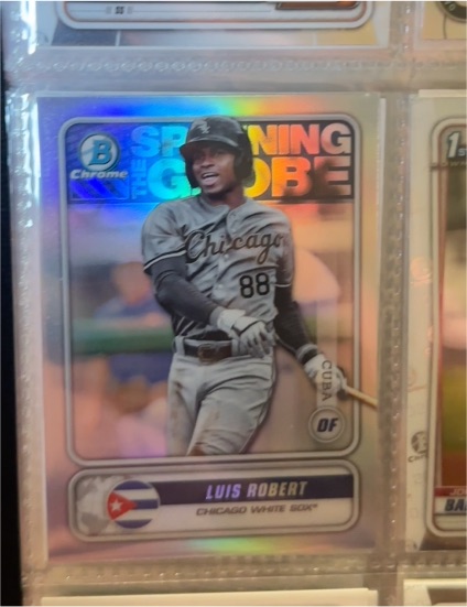 2020 Bowman Chrome Spanning the Globe #STG-LR Luis Robert — front