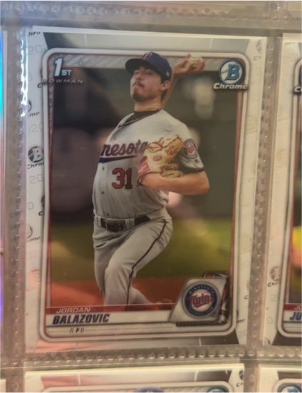 2020 Bowman Chrome #BCP-123 Jordan Balazovic — front