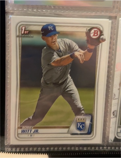 2020 Bowman #BP-25 Bobby Witt Jr. — front