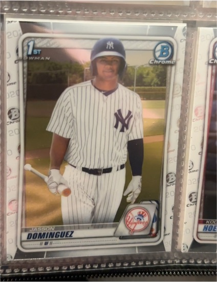 2020 Bowman Chrome Prospects #BCP-8 Jasson Dominguez — front