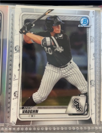 2020 Bowman Chrome Prospects #BCP-26 Andrew Vaughn — front