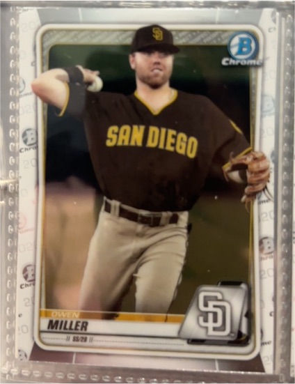 2020 Bowman Chrome Prospects #BCP-102 Owen Miller — front