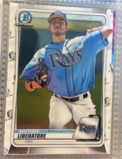 2020 Bowman Chrome Prospects #BCP-89 Matthew Liberatore — front