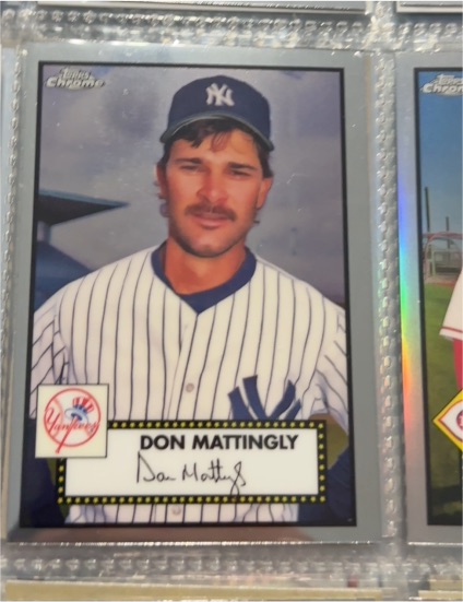 2021 Topps Chrome Platinum Anniversary #696 Don Mattingly — front