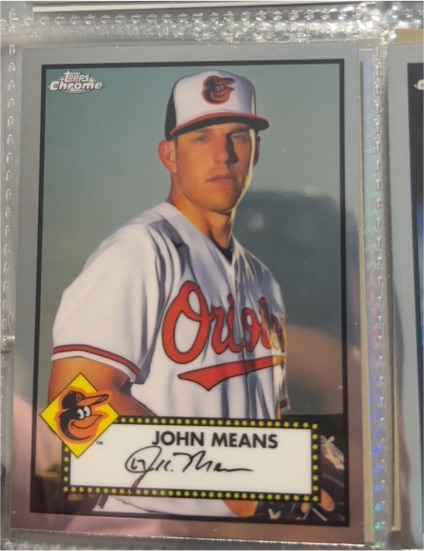 2021 Topps Chrome Platinum Anniversary #358 John Means — front