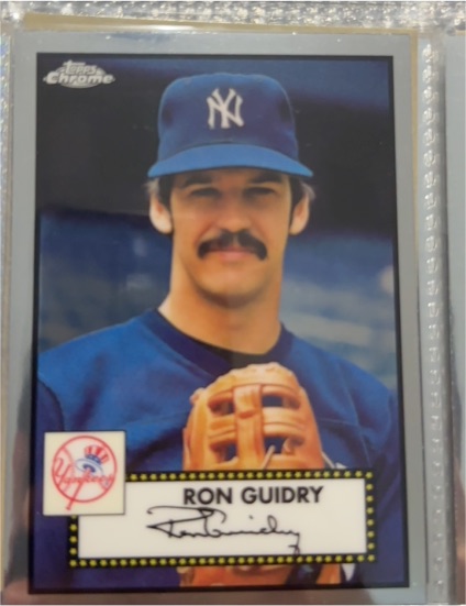 2021 Topps Chrome Platinum Anniversary #553 Ron Guidry — front