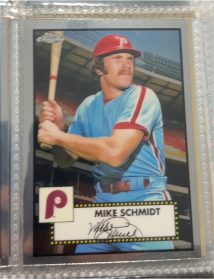2021 Topps Chrome Platinum Anniversary #504 Mike Schmidt — front