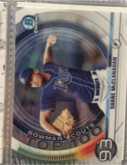 2020 Bowman #BTP-93 Shane McClanahan — front