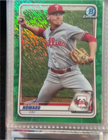2020 Bowman Chrome Prospects #BCP-55 Spencer Howard — front