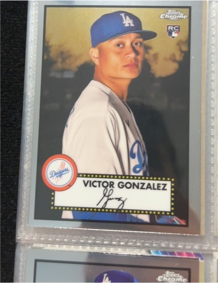 2021 Topps Chrome Platinum Anniversary #111 Victor Gonzalez — front