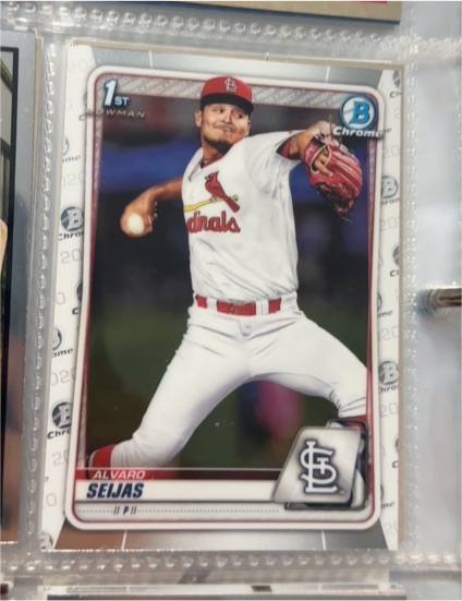 2020 Bowman Chrome Prospects #BCP-60 Alvaro Seijas — front