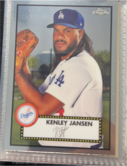 2021 Topps Chrome Platinum Anniversary #344 Kenley Jansen — front