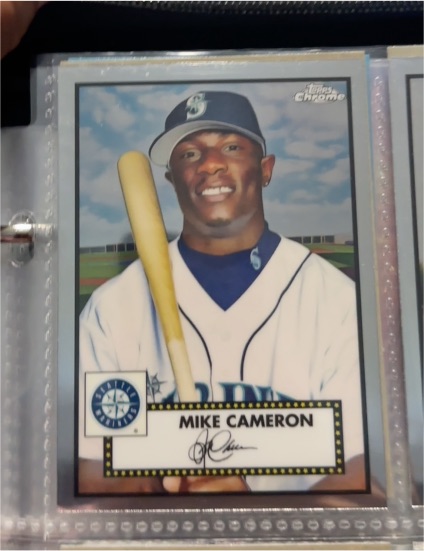 2021 Topps Chrome Platinum Anniversary #587 Mike Cameron — front