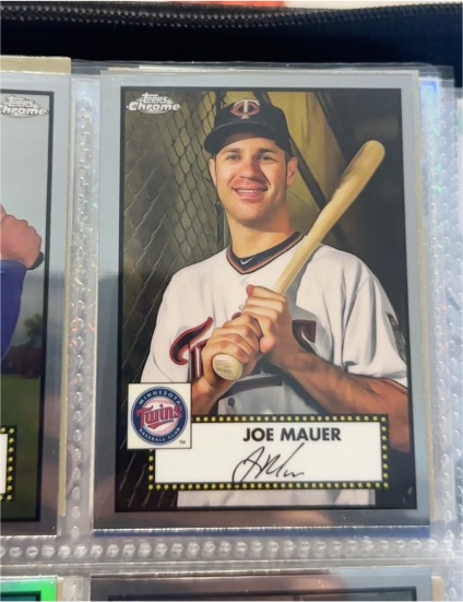 2021 Topps Chrome Platinum Anniversary #528 Joe Mauer — front