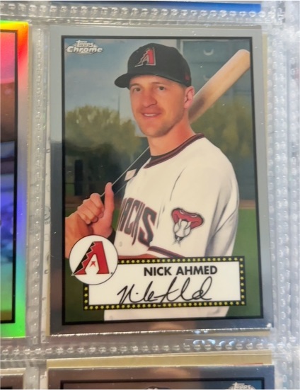2021 Topps Chrome Platinum Anniversary #371 Nick Ahmed — front